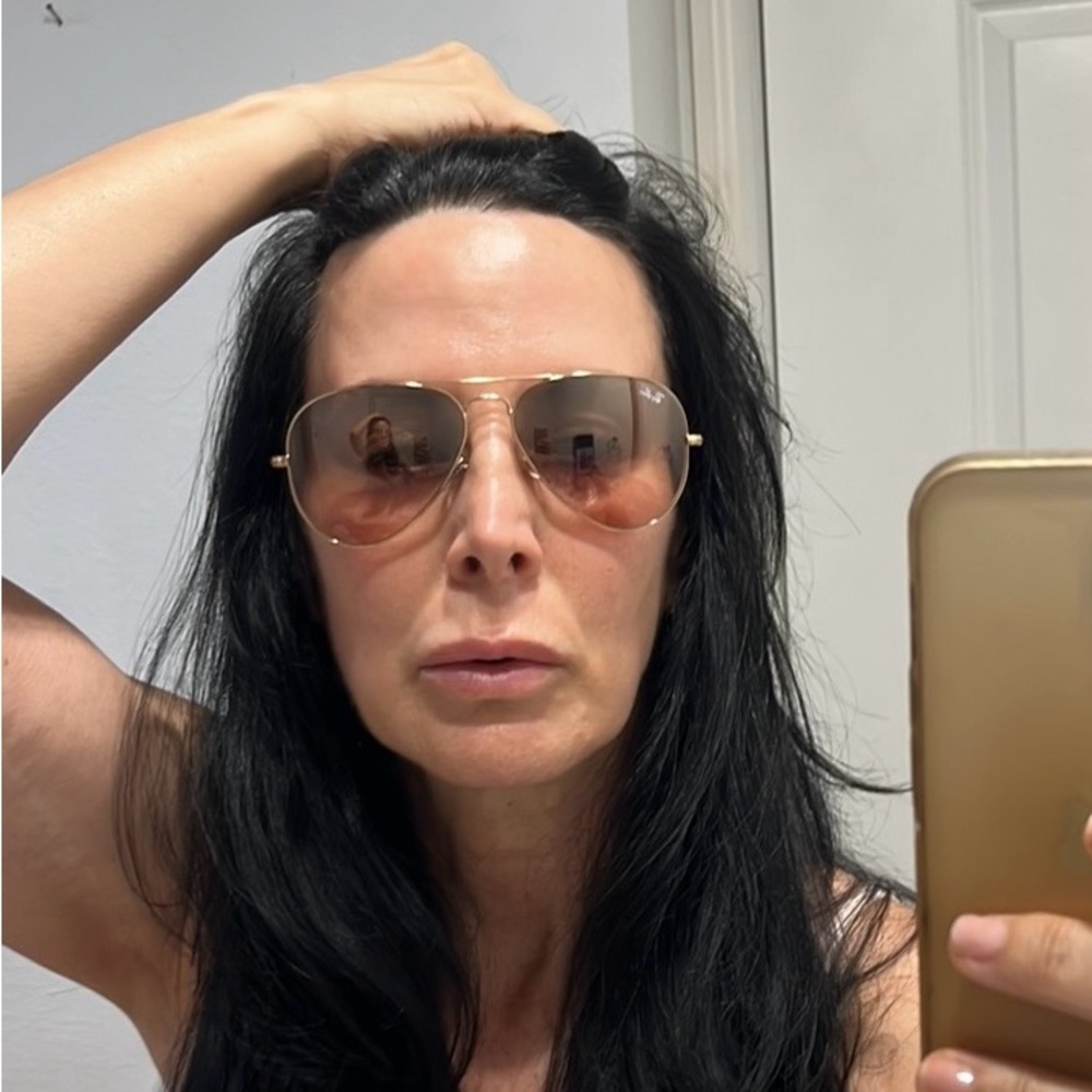 Rayban Rose Gold Aviators